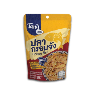 Tana ธนา เรดดี้ ปลากรอบจัง (ปลาจิ้งจั้งอบกรอบ รสธรรมชาติ) 30 กรัม Crispy Anchovy Natural Flavor