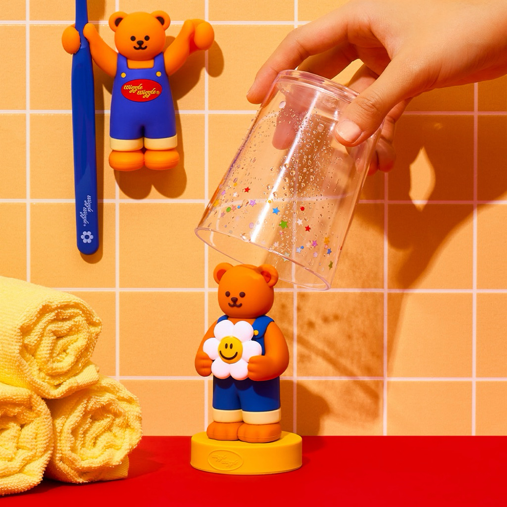 🌼Pre-Order🐻Wiggle Wiggle🐻อุปกรณ์แก้วน้ำสำหรับบ้วนปาก