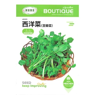 เมล็ดวอเตอร์เครสแท้ (1,000+เมล็ด) ผักน้ำเบตง Watercress***ไม่ใช่ผักเป็ดญี่ปุ่น***