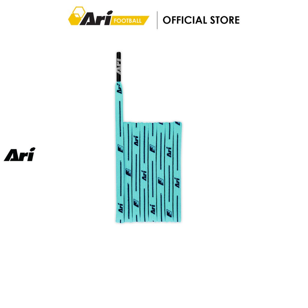 ARI COLORFUL SHOELACES - TURQUOISE เชือกรองเท้า อาริ COLORFUL สีฟ้าอ่อน