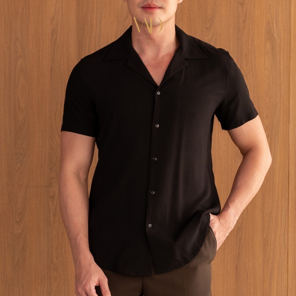 เสื้อเชิ้ตฮาวาย มินิมอลสไตล์ ทรงพอดีตัวถึงรีแลกซ์ ใส่สบาย - WDNSDAY Hawaii Shirt