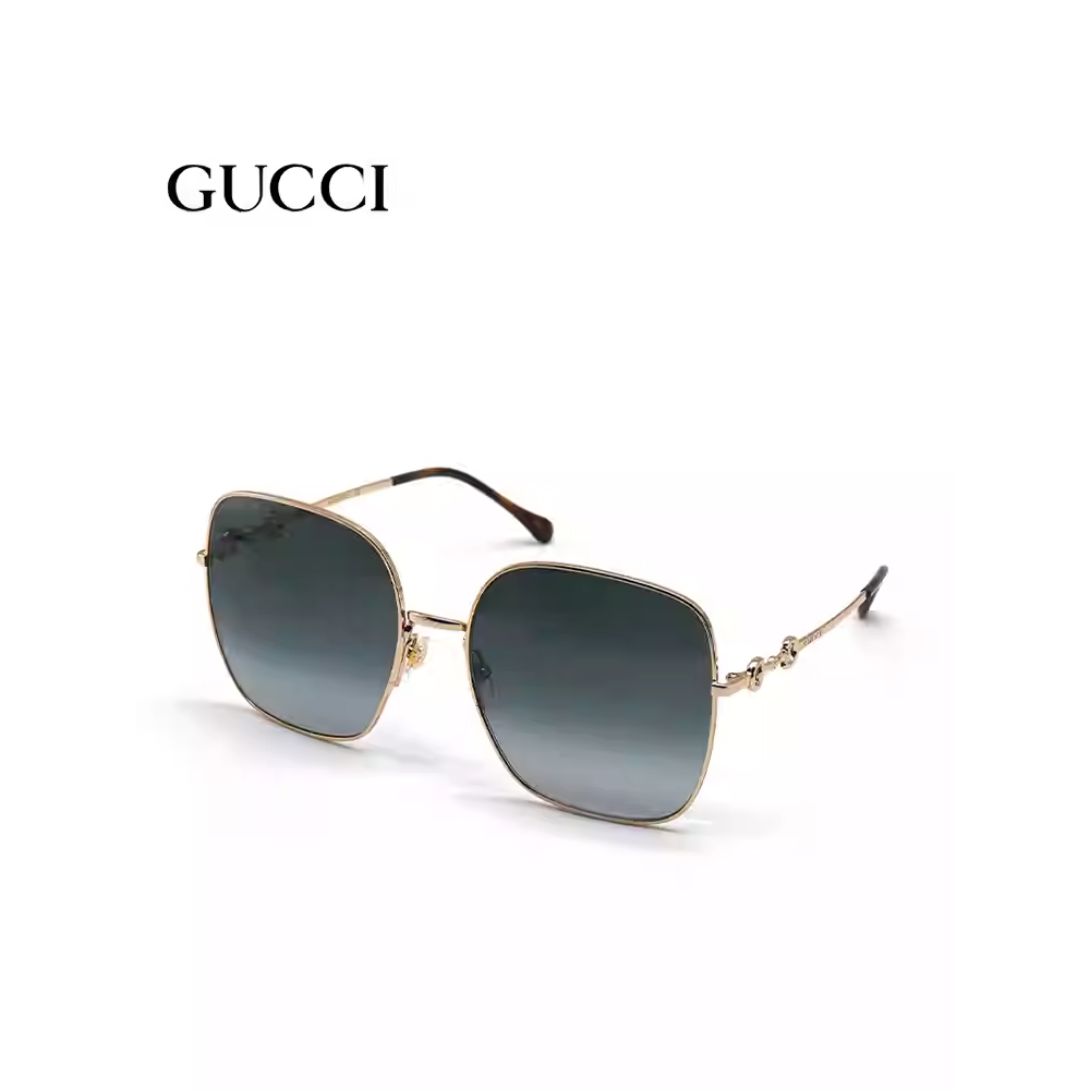 GUCCI / GG0879S กรอบสุภาพสตรีกระดุมแว่นตากันแดดแว่นกันแดด