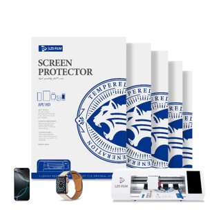 LZS FILM TPU Hydrogel ฟิล์มตัดมือถือ 12x18ซม. 50/25pcs ทัชลื่น ติดง่าย ไม่ขอบลอก คละได้
