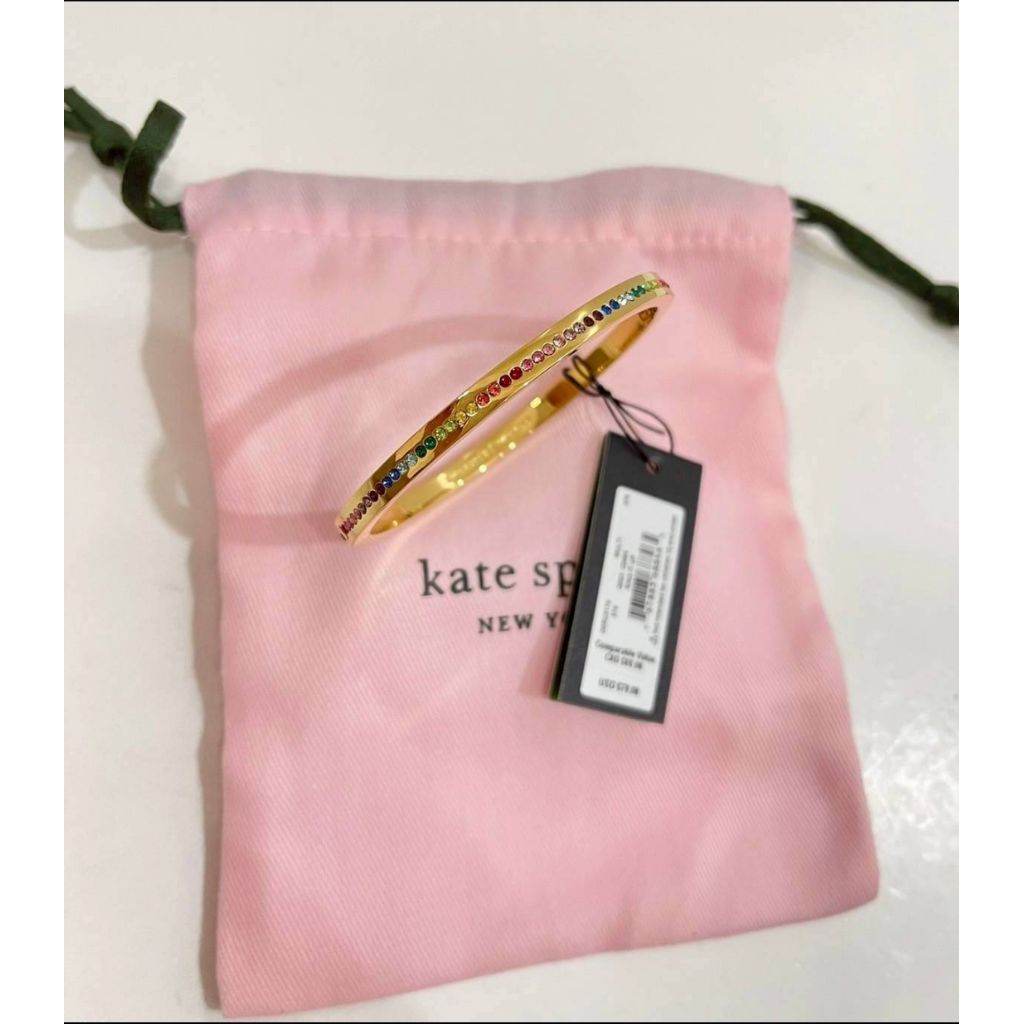 Kate Spade Ring It Up Pave Bangle Bracelet Multi Color 

