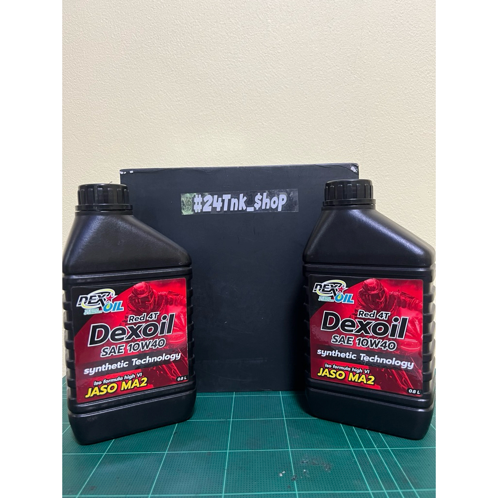 น้ำมันเครื่อง dexoil 10w40 กึ่งสังเคราะห์100% 💯