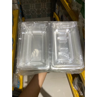 กล่องใส่อาหารฝาล็อค BL-45A ขนาด ก10xย16.5xส6 ซม.(500ml.) บรรจุ 100ชิ้น