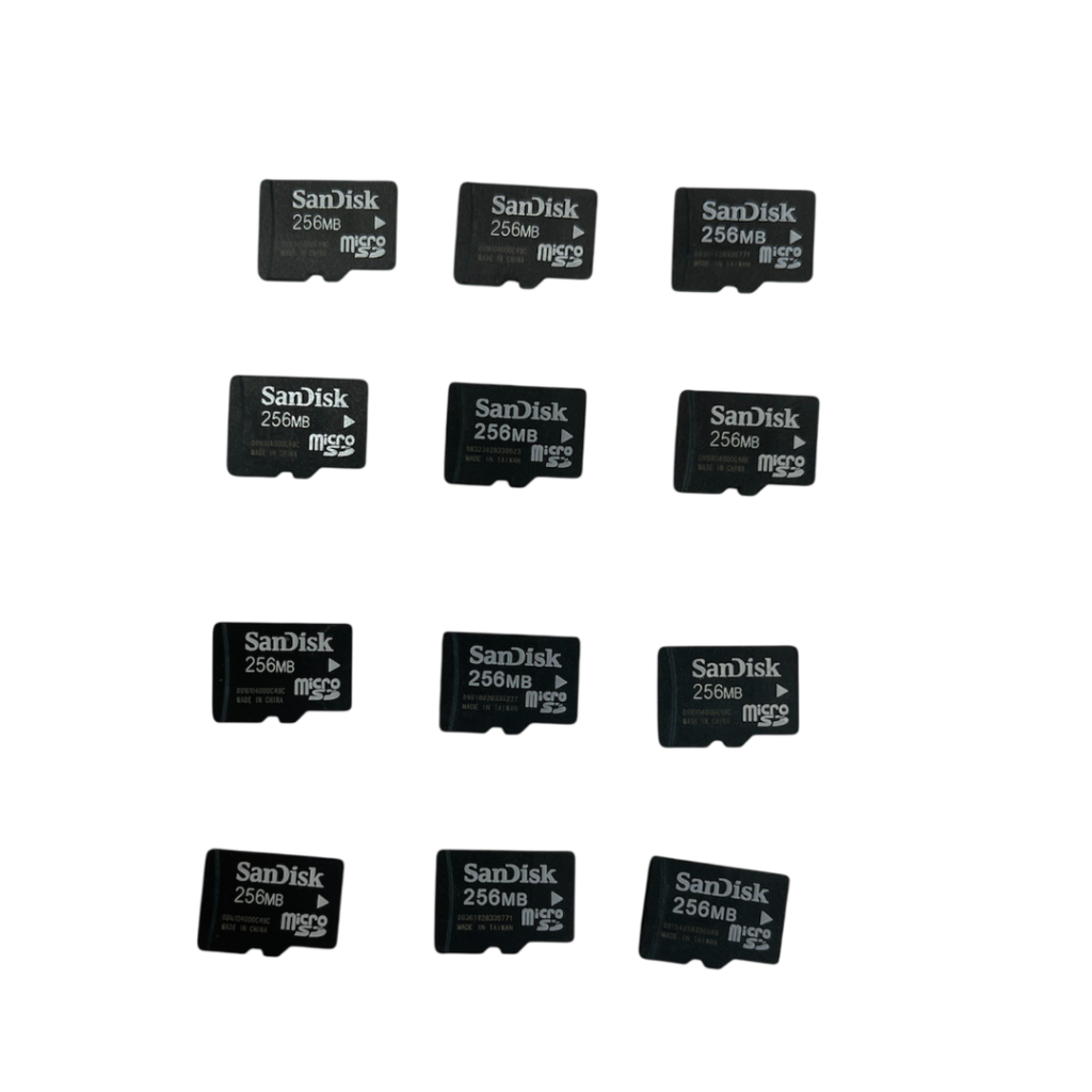 SanDisk เมมโมรี่การ์ด 256MB Micro SD Card พร้อมส่งของแท้