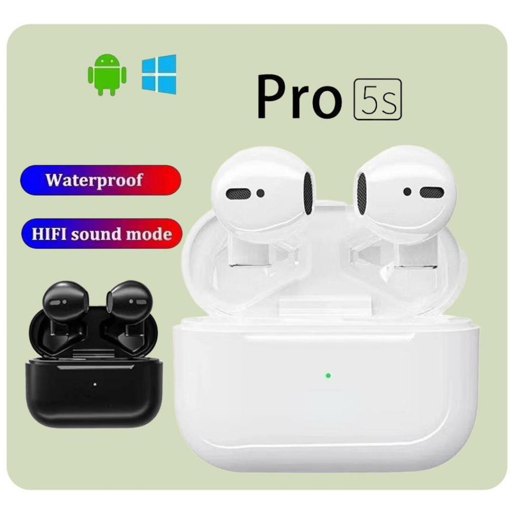Original TWS Pro 5s  หูฟังไร้สายพร้อมไมโครโฟน Touch Control หูฟังบลูทูธ Pro5s หูฟังลดเสียงรบกวน Andr