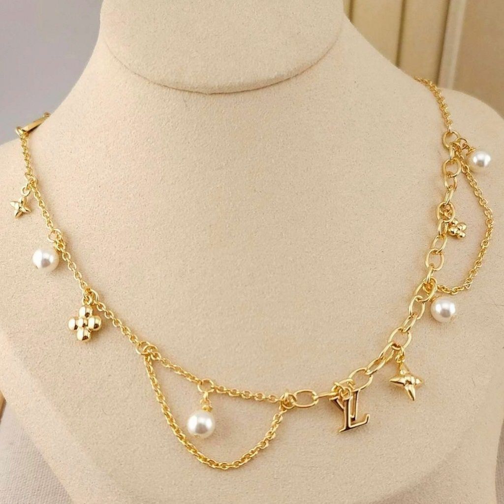 สร้อยคอLV งานสวย งานคุณภาพVIP งานเทียบงานสวยเป๊ะ ส่งจากไทย🇹🇭