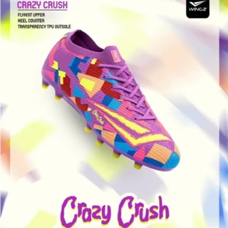 (WINGZลิขสิทธิ์💯)ไซส์ 30-45 รองเท้าฟุตบอล/สตั๊ด Crazy Crush ไซส์เด็ก-ผู้ใหญ่