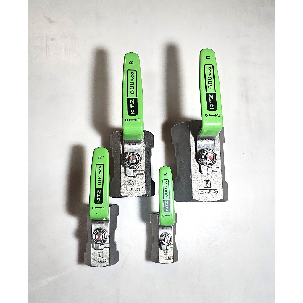 Kitz บอลวาล์ว สเตนเลส ขนาด 1/2" จำนวน 1 ตัว Ball valve srianless Model UKTM 600