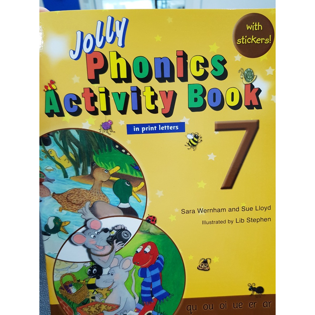 ปกเดิม PP  Jolly Phonics Activity book 7: In Print letters