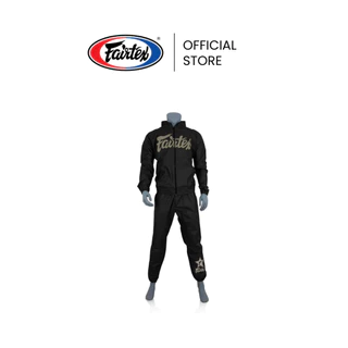 Fairtex ชุดซาวน่า VS3 โพลีเอสเตอร์เคลือบ 100% รักษาความร้อนดี เพิ่มการเผาผลาญ ชุดวอร์มออกกำลังกาย | Vinyl Sauna Suit