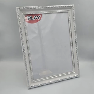 กรอบรูปขอบสูงลายไทย A3 10x12 10x15 11x15 12x15 12x18นิ้ว++ ขอบ1"/520 มีกระจก มีขาตั้ง แขวนผนัง