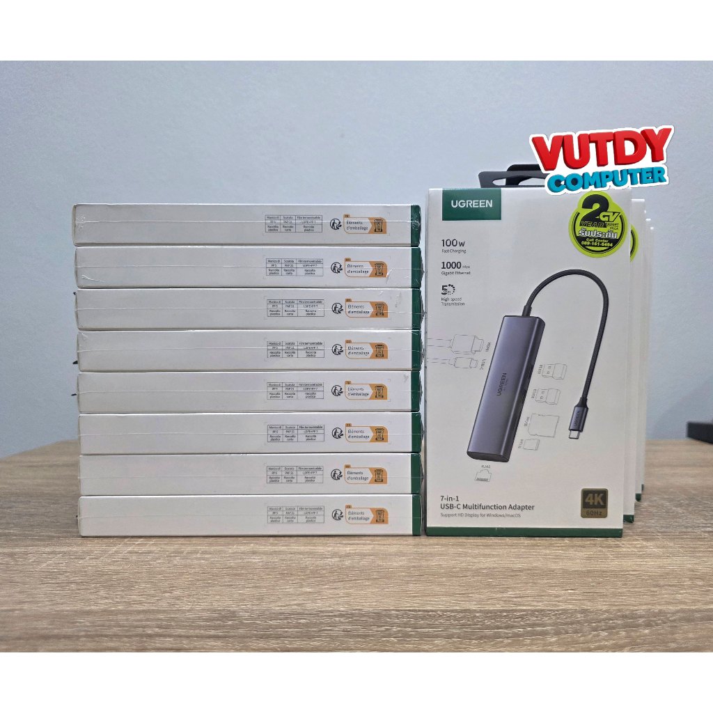 UGREEN 10919 USB C Hub 7 in 1 Networking Hub Multifunction Converter