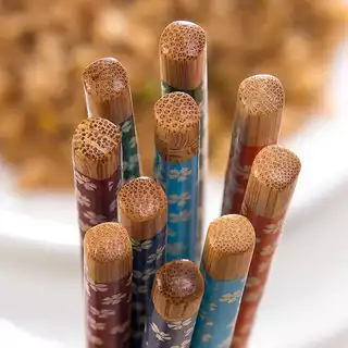 HOMESTUFF ตะเกียบไม้ธรรมชาติ สไตล์ญี่ปุ่น 24cm🥢