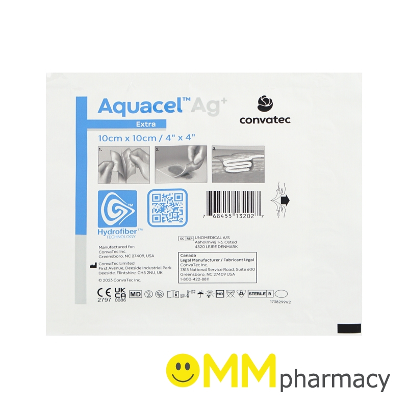 CONVATEC AQUACEL AG+ EXTRA (ขนาด10x10CM.)