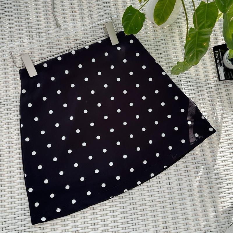 กางเกงกระโปรง ลายโพลกาดอท (Polka Dot)