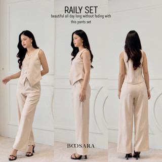 BOOSARA : Riley Set 🦩🌷ชุดเซ็ตเสื้อ+กางเกงขายาว - BSR C.