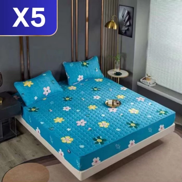 Dbedding ชุดผ้าปูที่นอน 6 ฟุต/5 ฟุต/3.5 ฟุต รุ่นผ้าคอตตอนซาติน thumbnail 4