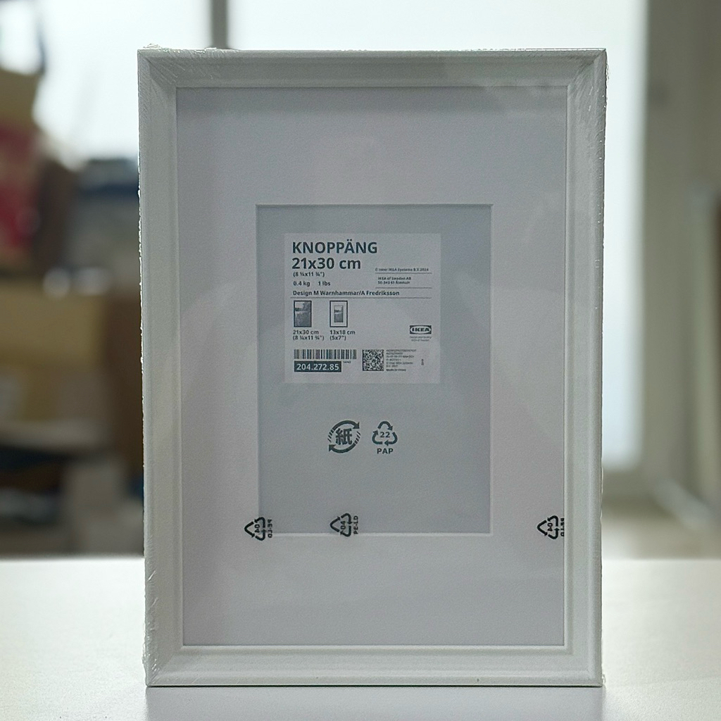 กรอบรูป อิเกีย KNOPPÄNG 21x30ซม.คนอปเป็ง