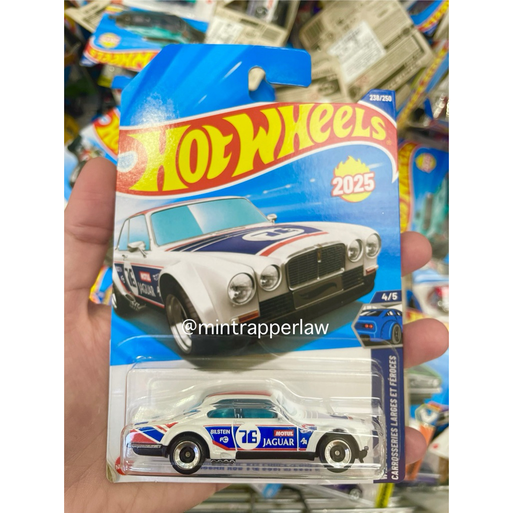 รถฮอทวีล Hot Wheels JAGUAR XJC V12 COUPE ปี 2025⚪️🔵🔴