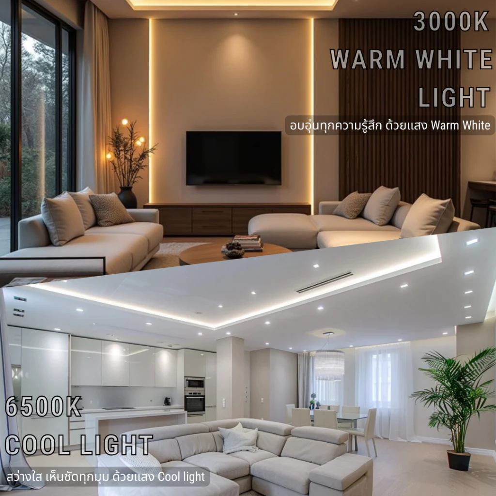 MIMI หลอดไฟ LED E27 5W-18W แสงขาว/วอร์มไวท์ thumbnail 7