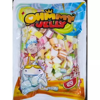 ลดพิเศษเยลลี่ 500g l เศษขนมกัมมี่เยลลี่มาร์ชแมลโลว์ หัวท้ายขอบ ไม่สวยแต่นุ่มอร่อย [รวมรสผลไม้]
