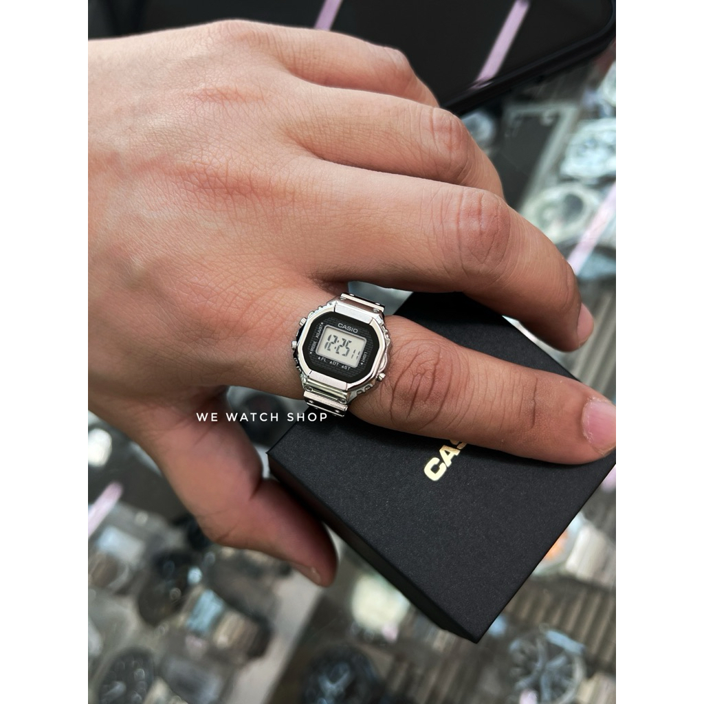 รับประกันศูนย์ CMG นาฬิกาแหวนของ CASIO CRW-001 CASIO WATCH RING แหวน นาฬิกา ดูเวลาได้จริง สินค้าใหม่