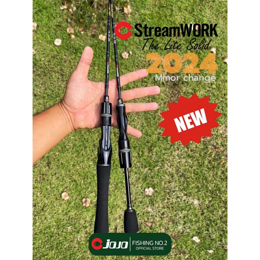 New 2024 !! คันเบ็ด StreamWORK ต่อโคน 512 XUL 1-5lb รุ่น The Lite Solid