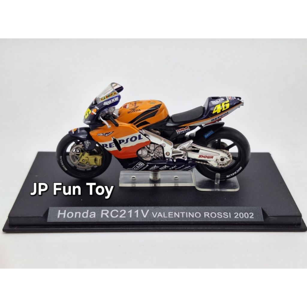 DeAgostini 1/24 scale Champion Bike Collection Honda RC211V ROSSI 2002 [JFT6]