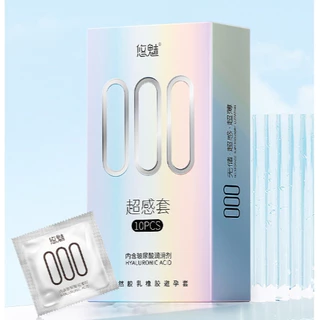 ถุงยางบางกว่า0.01 90% แบบเรียบ ไซส์ 52±2มม ยาว 160มม เหมือนเอาสด และถึงใจ ทอง