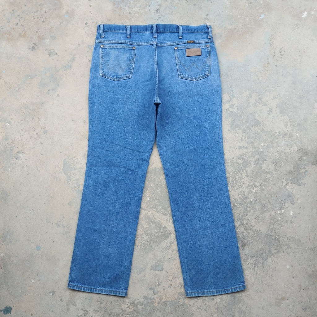 กางเกงยีนส์ Wrangler 936PWD 38x32 Cowboy Cut Slim Fit made in Mexico 🇲🇽