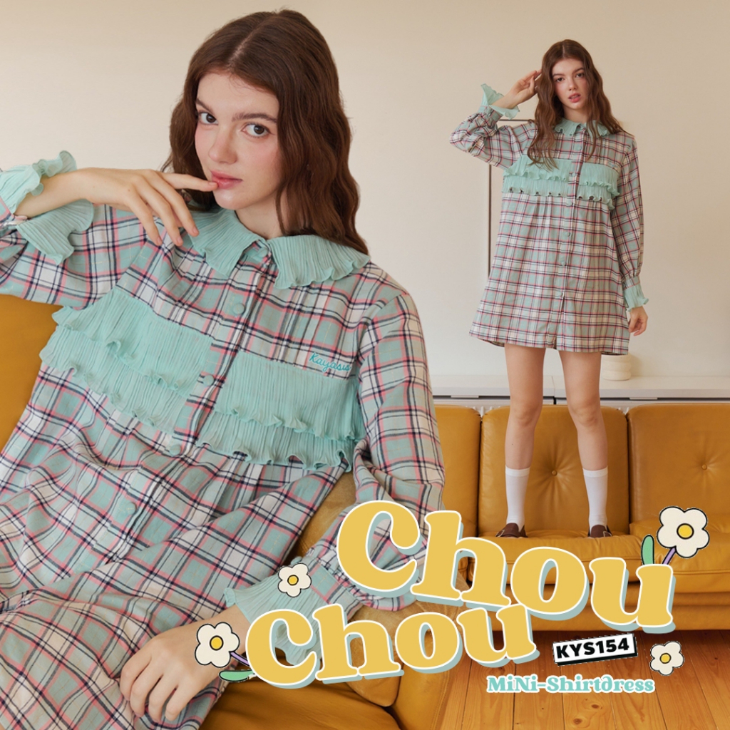 KAYASIS~❤️ l KYS154 CHOUCHOU MINI ShirtTDress