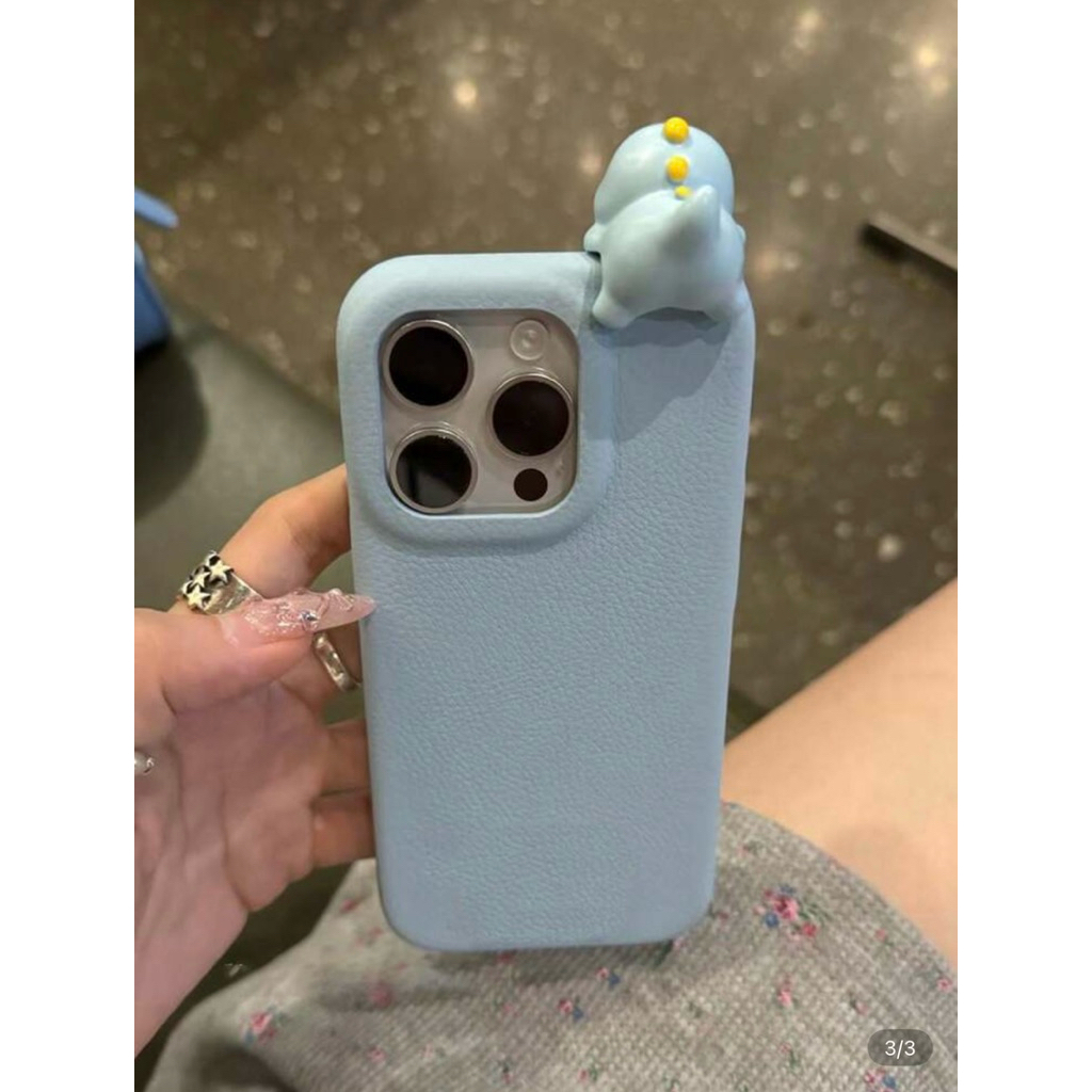 case มือถือ  i phone 16 pro พื้นสีฟ้า  ไม่มีตำหนิ  ✔️✔️
