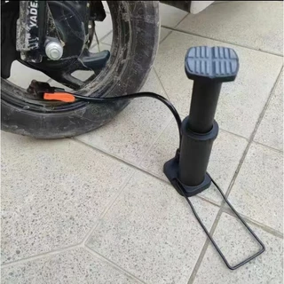 ที่สูบลมรถจักรยาน (120Psi) แบบพกพา Pump MINI ที่สูบลมแบบเท้าเหยียบ สูบลมแบบพกพา