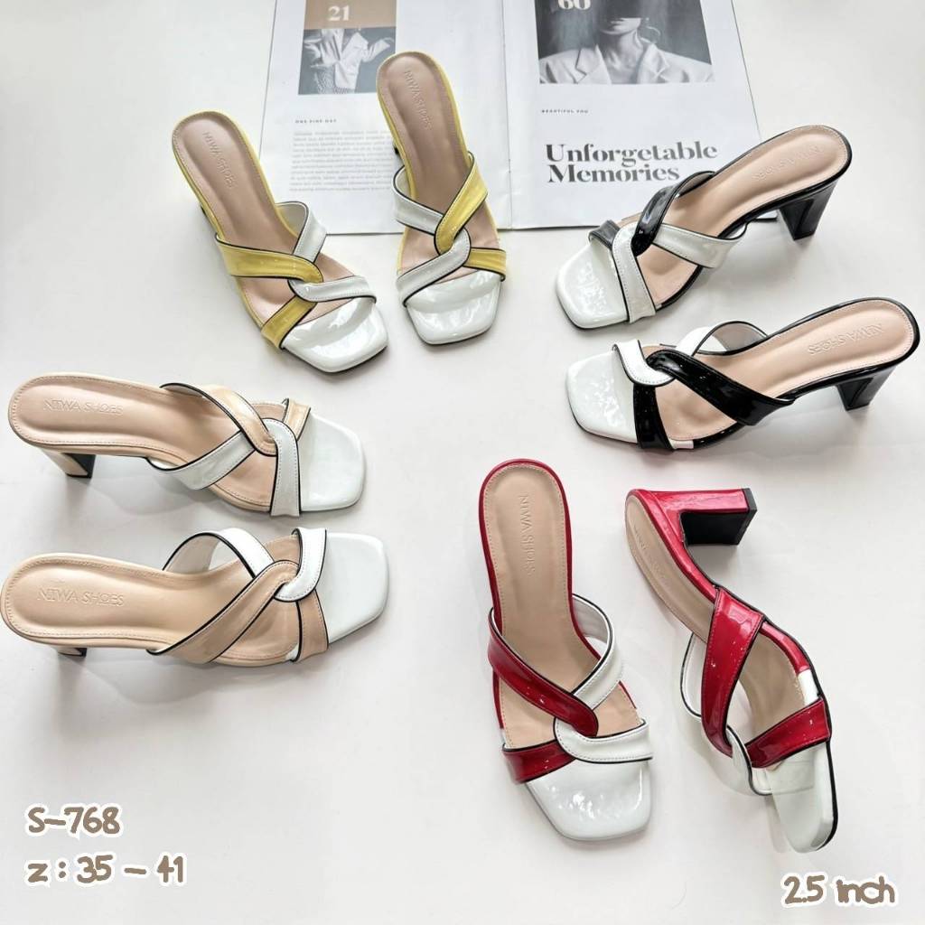 NIWA SHOES รองเท้าส้นสูง รองเท้าแฟชั่น รุ่น OD-13