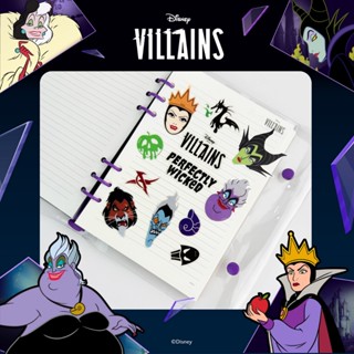 UNO สติ๊กเกอร์ไดคัตใส Disney Villains ลิขสิทธิ์แท้