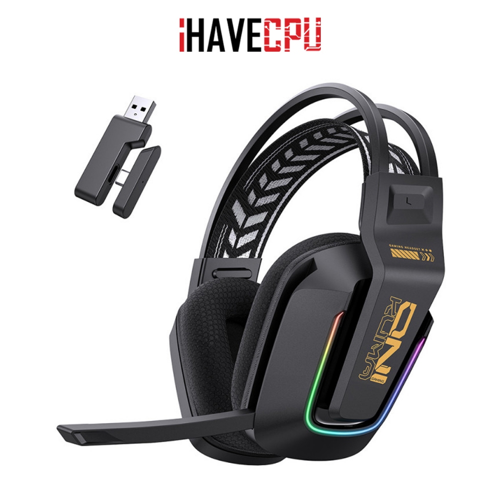iHAVECPU HEADSET (หูฟัง) ONIKUMA GT828 BLUETOOTH 2.4G WIRED 3 MODE HEADPHONE
