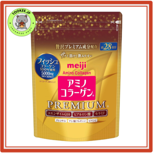 meiji Amino Collagen Premium ประมาณ 28 วัน 196g【Direct from Japan】