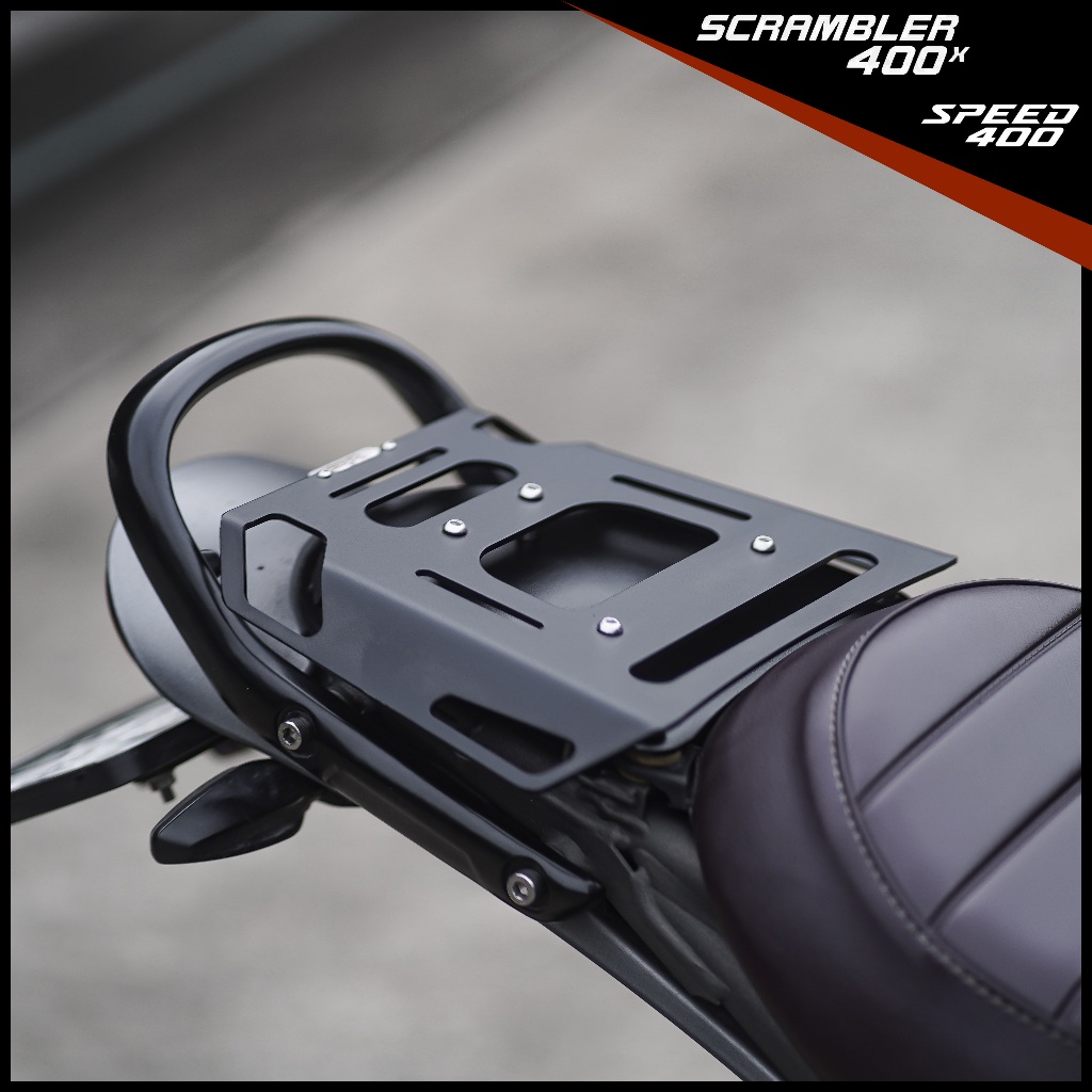 RUSH Kustom แร็คท้ายแทนเบาะ Scrambler400 / Speed400*