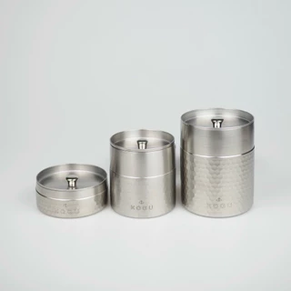 TRIAL MATCHA | KOGU Matcha Caddy กระปุกสแตนเลสฝาสุญญากาศ สำหรับเก็บผงมัทฉะและใบชา