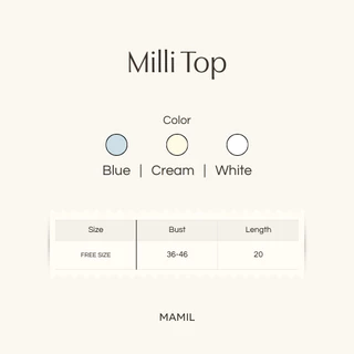 Milli stretch blouse by MAMIL