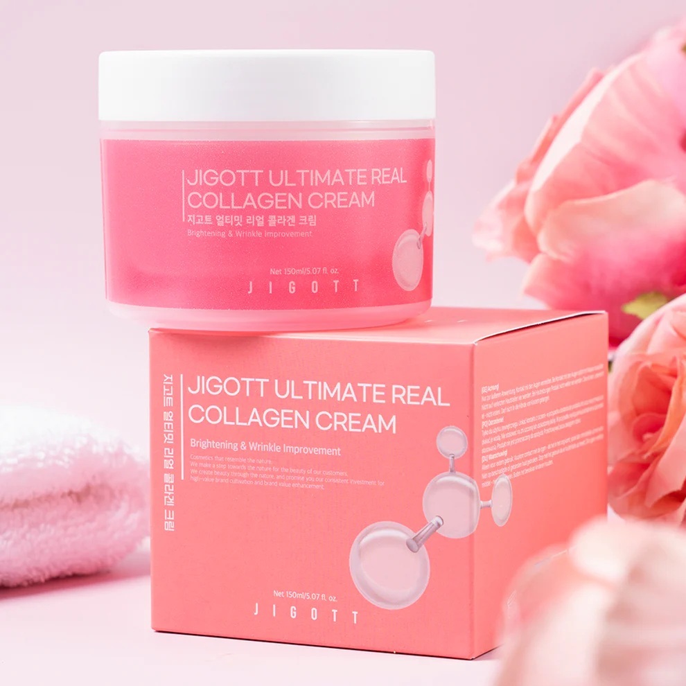 🎀 Jigott Ultimate Real Collagen Cream 150 ml