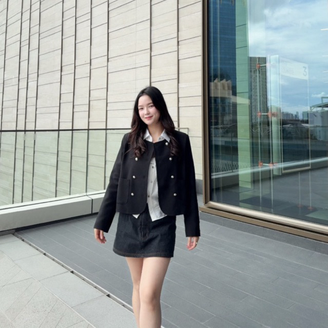 Basicsbysita | M385 Double-Breasted Blazer