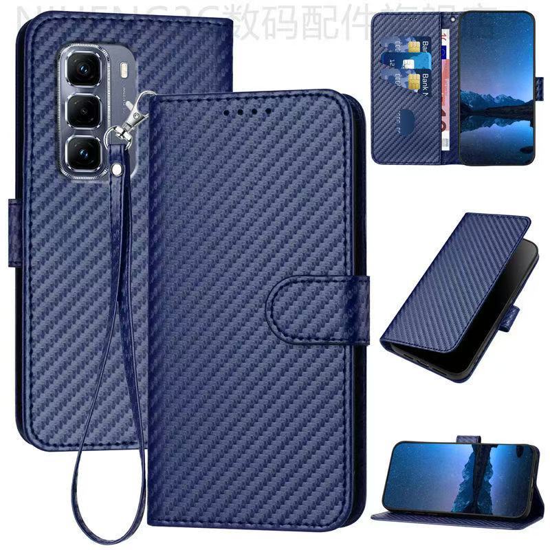 เคสฝาพับ แคบล่า มีล็อค สำหรับiNfinix Hot50Pro Plus Smart8 Smart9 Smart10 Hot40 Pro Hot50i Hot40i Pop10 เคสมีแม่เหล็ก