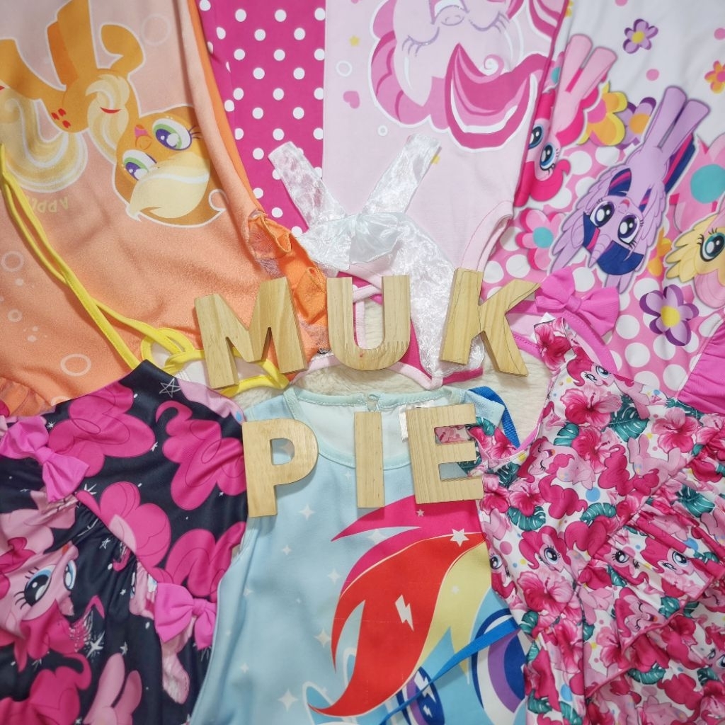 ชุดเด็กมือสอง four P's house My little pony 3-4y