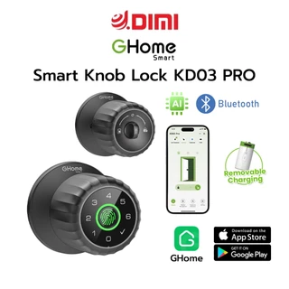 GHome Smart กลอนประตูดิจิตอล Bluetooth Smart knob Lock KD03 PRO รับประกัน 1 ปี - DIMI