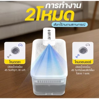 Navipet Wireless Drinking Fountain V1 น้ำพุไร้สาย น้ำพุแมว ความจุ 2.5ลิตร มีแบตในตัว 5000 mAh [ประกันศูนย์ไทย 1 ปี]