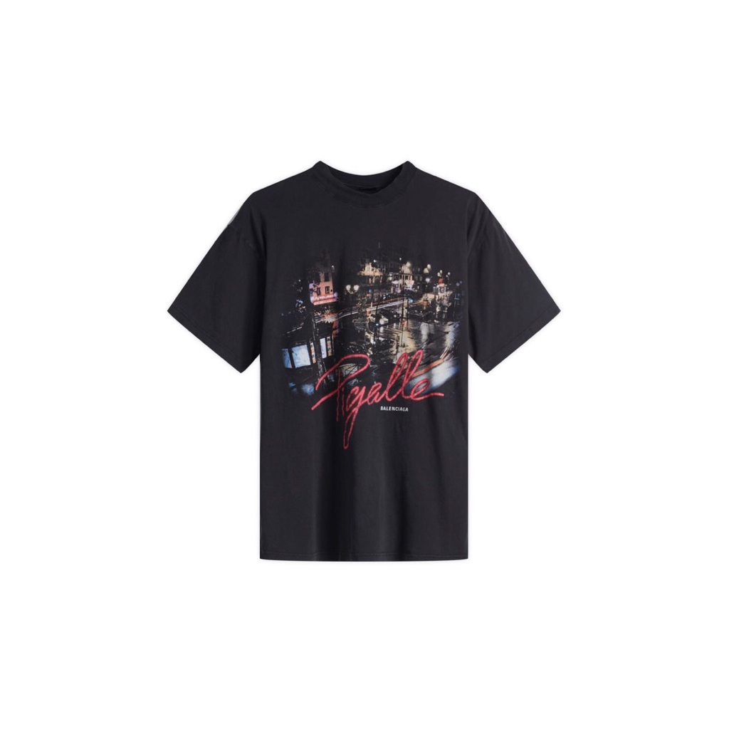 Balenciaga Piagelle Faded Wash T-Shirt